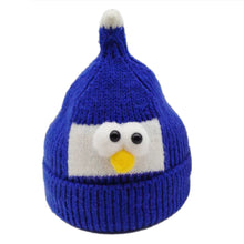 Load image into Gallery viewer, Babymoon Cartoon Angry Birds Woolen Winter Kids Cap Hat | Darkblue