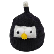 Load image into Gallery viewer, Babymoon Angry Birds &amp; Robot Woolen Winter Hat Cap | Set Of 2 | Black &amp; Yellow
