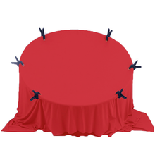 Load image into Gallery viewer, Babymoon Set of 2 | Milk Velvet Stretchable Wrap with Layer | Baby Photoshoot Props | Red