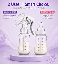 Load image into Gallery viewer, Babymoon Breast Pump | Breastfeeding Food Grade BPA, Portable Milk Collector | Milk Storage Bottle