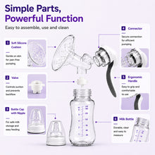 Load image into Gallery viewer, Babymoon Breast Pump | Breastfeeding Food Grade BPA, Portable Milk Collector | Milk Storage Bottle