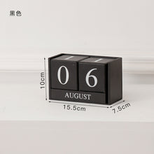 Load image into Gallery viewer, Babymoon Milestone Timeline Wooden Calendar Blocks | Add-ons | Baby Photoshoot Props | Black
