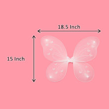 Load image into Gallery viewer, Babymoon Butterfly Fairy Angel Costumes Baby Wings Photography Props - Set of 3 | 6 Month To 10 Years | White
