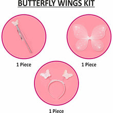 Load image into Gallery viewer, Babymoon Butterfly Fairy Angel Costumes Baby Wings Photography Props - Set of 3 | 6 Month To 10 Years | White