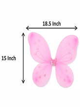 Load image into Gallery viewer, Babymoon Butterfly Fairy Angel Costumes Baby Wings Photography Props - Set of 3 | 6 Month To 10 Years | Pink