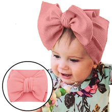 Load image into Gallery viewer, Babymoon Kids Girls Textured Bow Hairband | Baby Headband | Hair Accessories