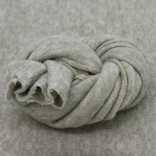 Load image into Gallery viewer, Babymoon Set of 2 | Knitted Wool Wrap and Bean Bag Layer | Baby Photography Props | Grey