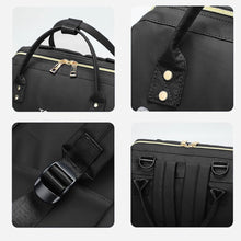 Load image into Gallery viewer, Babymoon Mother Diaper Bag Lightweight Multifunctional Travel Unisex Diaper Backpack | Black Kitty