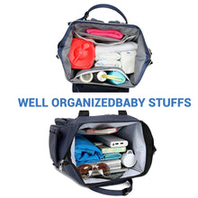 Load image into Gallery viewer, Babymoon Mother Diaper Bag Lightweight Multifunctional Travel Unisex Diaper Backpack | Black Kitty