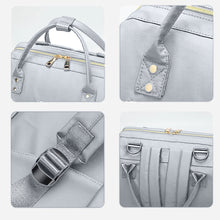 Load image into Gallery viewer, Babymoon Mother Diaper Bag Lightweight Multifunctional Travel Unisex Diaper Backpack | Grey Kitty

