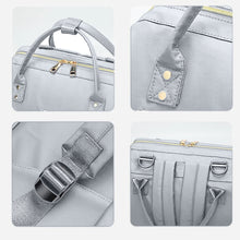 Load image into Gallery viewer, Babymoon Mother Diaper Bag Lightweight Multifunctional Travel Unisex Diaper Backpack | Grey Kitty
