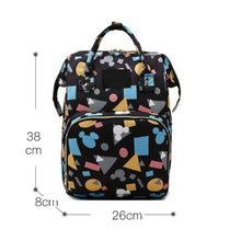 Load image into Gallery viewer, Babymoon Mother Diaper Bag Lightweight Multifunctional Travel Unisex Diaper Backpack | Black Mickey
