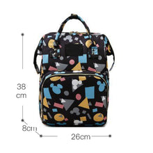 Load image into Gallery viewer, Babymoon Mother Diaper Bag Lightweight Multifunctional Travel Unisex Diaper Backpack | Black Mickey