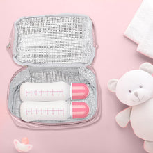 Load image into Gallery viewer, Babymoon Milk Preservation Baby Moms Mothers Diaper Bag | Portable Travel Insulated | Milk Bottle Container Storage Cooler Bag | Pink
