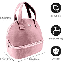 Load image into Gallery viewer, Babymoon Milk Preservation Baby Moms Mothers Diaper Bag | Portable Travel Insulated | Milk Bottle Container Storage Cooler Bag | Pink