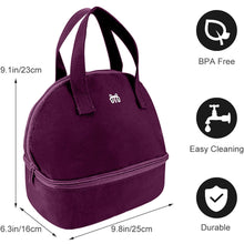 Load image into Gallery viewer, Babymoon Milk Preservation Baby Moms Mothers Diaper Bag | Portable Travel Insulated | Milk Bottle Container Storage Cooler Bag | Dark Purple