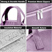 Load image into Gallery viewer, Babymoon Milk Preservation Baby Moms Mothers Diaper Bag | Portable Travel Insulated | Milk Bottle Container Storage Cooler Bag | Light Purple