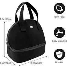 Load image into Gallery viewer, Babymoon Milk Preservation Baby Moms Mothers Diaper Bag | Portable Travel Insulated | Milk Bottle Container Storage Cooler Bag | Black