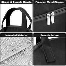 Load image into Gallery viewer, Babymoon Milk Preservation Baby Moms Mothers Diaper Bag | Portable Travel Insulated | Milk Bottle Container Storage Cooler Bag | Black