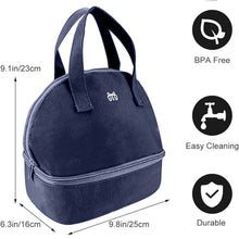 Load image into Gallery viewer, Babymoon Milk Preservation Baby Moms Mothers Diaper Bag | Portable Travel Insulated | Milk Bottle Container Storage Cooler Bag | Blue