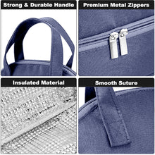 Load image into Gallery viewer, Babymoon Milk Preservation Baby Moms Mothers Diaper Bag | Portable Travel Insulated | Milk Bottle Container Storage Cooler Bag | Blue