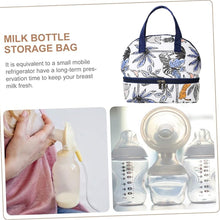 Load image into Gallery viewer, Babymoon Milk Preservation Baby Moms Mothers Diaper Bag | Portable Travel Insulated | Milk Bottle Container Storage Cooler Bag | Jungle Paradise