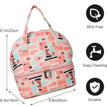 Load image into Gallery viewer, Babymoon Milk Preservation Baby Moms Mothers Diaper Bag | Portable Travel Insulated | Milk Bottle Container Storage Cooler Bag | Designer Peach