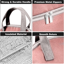 Load image into Gallery viewer, Babymoon Milk Preservation Baby Moms Mothers Diaper Bag | Portable Travel Insulated | Milk Bottle Container Storage Cooler Bag | Peach Grey