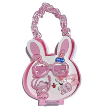 Load image into Gallery viewer, Babymoon Girl Baby Gift Box Set of 6 | Sunglasses | Baby Girl Hair Accessories | Hair Clips | Rubber Band | Pink