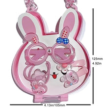 Load image into Gallery viewer, Babymoon Girl Baby Gift Box Set of 6 | Sunglasses | Baby Girl Hair Accessories | Hair Clips | Rubber Band | Pink