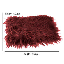 Load image into Gallery viewer, Babymoon Baby Kids Photoshoot Fur Blanket Props | Maroon