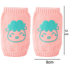 Load image into Gallery viewer, Babymoon Designer Baby Kneepads for Protection Knee Pads for Crawling, Anti-Slip Safety Protector | Kid Pink