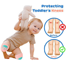 Load image into Gallery viewer, Babymoon | Set of 2 | Designer Baby Kneepads for Protection Knee Pads for Crawling, Anti-Slip Safety Protector | Kid | Lion