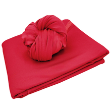 Load image into Gallery viewer, Babymoon Set of 2 | Milk Velvet Stretchable Wrap with Layer | Baby Photoshoot Props | Red