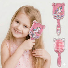 Load image into Gallery viewer, Babymoon Paddle Hair Styling Brush Large with Air Cushion and Soft Bristle for Kids Girls Comb Baby Return Gift Set