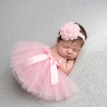 Load image into Gallery viewer, Babymoon Tutu Skirt Newborn Photography Outfit Costume - Pink