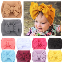 Load image into Gallery viewer, Babymoon Kids Girls Textured Bow Hairband | Baby Headband | Hair Accessories