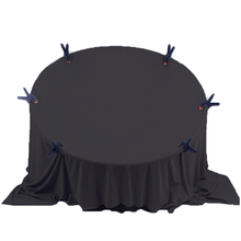 Load image into Gallery viewer, Babymoon Set of 2 | Milk Velvet Stretchable Wrap with Layer | Baby Photoshoot Props | Black