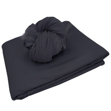 Load image into Gallery viewer, Babymoon Set of 2 | Milk Velvet Stretchable Wrap with Layer | Baby Photoshoot Props | Black