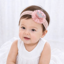 Load image into Gallery viewer, Babymoon | Set of 3 | Designer Princess Baby Girl’s Headbands | Hair Accessories | Crown Pink | Bow Pink | Bow White