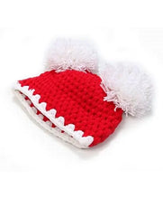 Load image into Gallery viewer, Babymoon Pom Pom Cap Newborn Photography Crochet Outfit Costume