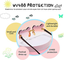 Load image into Gallery viewer, Babymoon Bear Rimless Sun Glasses | Baby Gift Set | Blue Pink