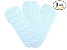 Load image into Gallery viewer, Babymoon 5 Layers Reusable Washable Cloth Diaper Nappy Inserts (Set of 3)