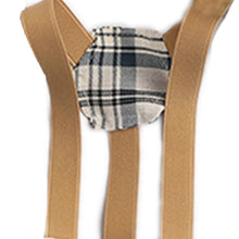 Load image into Gallery viewer, Babymoon Gentleman | Set Of 4 | Baby Cap, Bow, Pillow & Suspender | Baby Photography Photoshoot Props Costumes | 1 yr | Light Grey