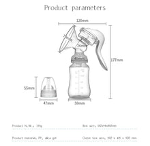 Load image into Gallery viewer, Babymoon Breast Pump | Breastfeeding Food Grade BPA, Portable Milk Collector | Milk Storage Bottle