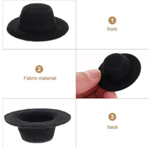 Load image into Gallery viewer, Babymoon Small Baby Hat | Baby Photoshoot Props | Costumes | Black