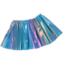 Load image into Gallery viewer, Babymoon Set of 2 Glittering Princess Girl’s Tutu Skirt with Headband | Baby Photoshoot Props | 3-8 years | Blue