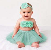 Load image into Gallery viewer, Babymoon Tutu Skirt Newborn Photography Outfit Costume - Green