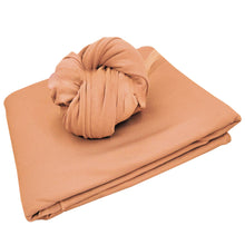 Load image into Gallery viewer, Babymoon Set of 2 | Milk Velvet Stretchable Wrap with Layer | Baby Photoshoot Props | Coffee