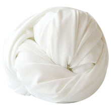 Load image into Gallery viewer, Babymoon Jersey Stretchable Baby Photography Shoot Wrap Cloth- Snow White